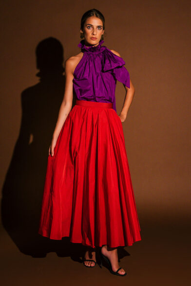 Falda Maina Rojo