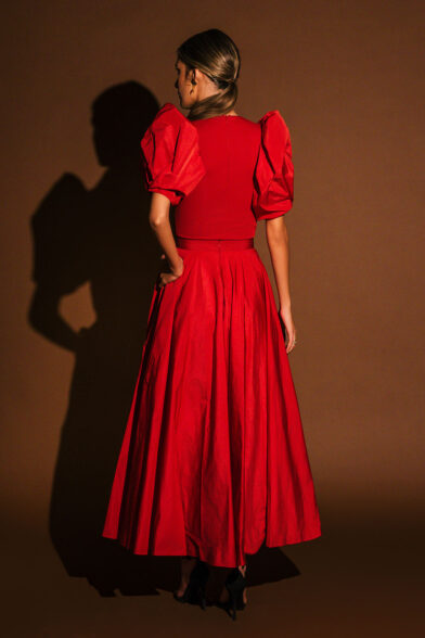 Falda Maina Rojo